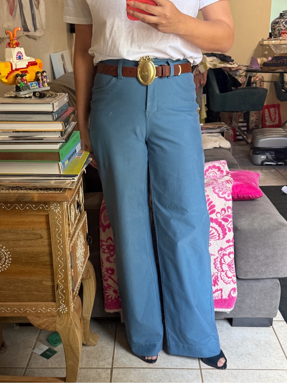 lululemon athletica Teal Straight-Leg Pants